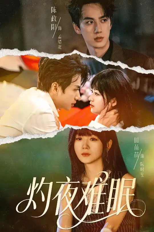 灼夜难眠(60集)陈政阳&田苗苗高清海报图片 灼夜难眠(60集)陈政阳&田苗苗海报
