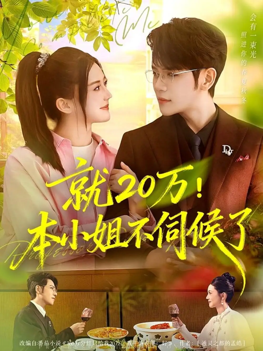 就20万!本小姐不伺候了(60集)杨彦光&李家圆子高清海报图片 就20万!本小姐不伺候了(60集)杨彦光&李家圆子海报